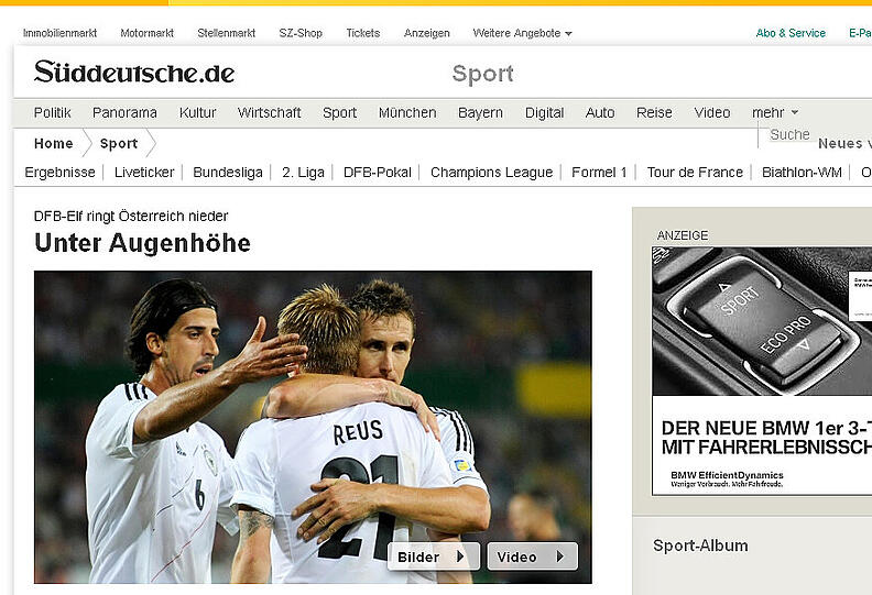 Deutschland gewinnt mit viel Glück gegen Österreich und kann sich bei Marco Arnautovic bedanken. Lesen sie hier die internationalen Pressestimmen.