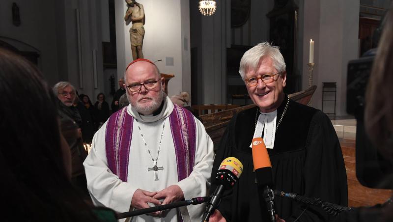 Kardinal Marx und EKD-Vorsitzender Bedford-Strohm. Foto: Felix Hörhager/dpa/Archivbild Kardinal Marx und EKD-Vorsitzender Bedford-Strohm. Foto: Felix Hörhager/dpa/Archivbild
