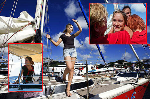 Laura Dekker hat die Welt alleine umsegelt. Die Holländerin kam am Samstag auf der Karibikinsel Sint Maarten an und ist damit die jüngste Solo-Weltumseglerin aller Zeiten.