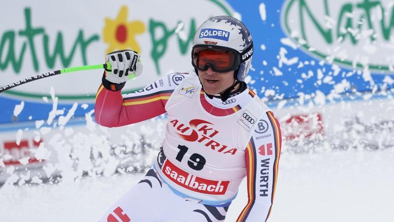 Thomas Dreßen hat im Super G Platz drei erreicht. Thomas Dreßen hat im Super G Platz drei erreicht.