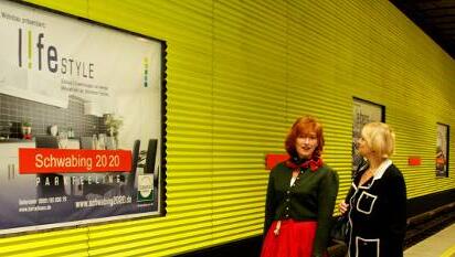 Ein echter „Hingucker“: Die Plakate ziehen die Blicke der U-Bahnfahrgäste auf sich. Ein echter „Hingucker“: Die Plakate ziehen die Blicke der U-Bahnfahrgäste auf sich.