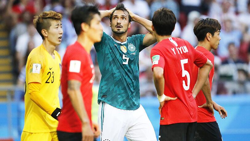 Gescheitert: Mats Hummels mit dem DFB-Team bei der WM 2018.