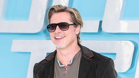 Gute Laune bei Brad Pitt: Bei der Premiere von "Bullet Train" in London strahlte der Hollywoodstar in die Kameras.