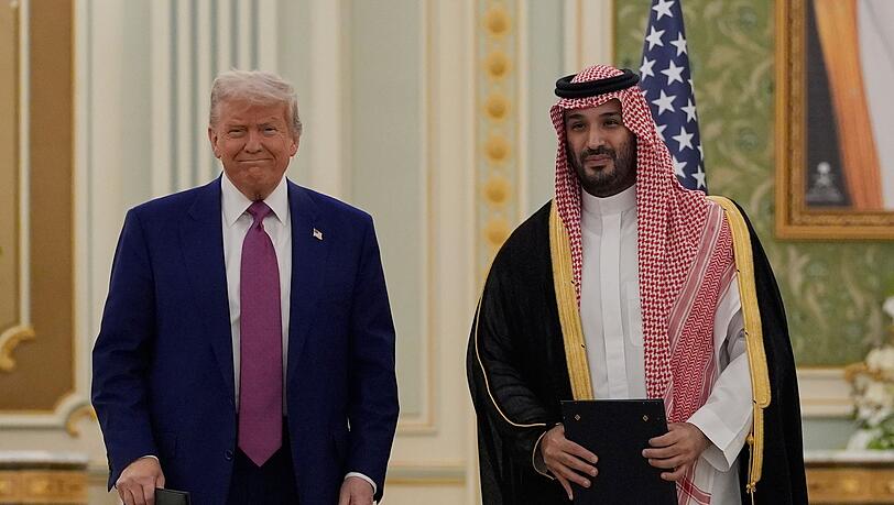 Nach dem Besuch von US-Präsident Donald Trump in Saudi-Arabien im Mai ist der saudische Kronprinz Mohammed bin Salman zu Gast in Washington. (Archivbild) Nach dem Besuch von US-Präsident Donald Trump in Saudi-Arabien im Mai ist der saudische Kronprinz Mohammed bin Salman zu Gast in Washington. (Archivbild)