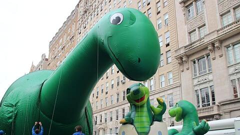 Dinosaurier in New York.