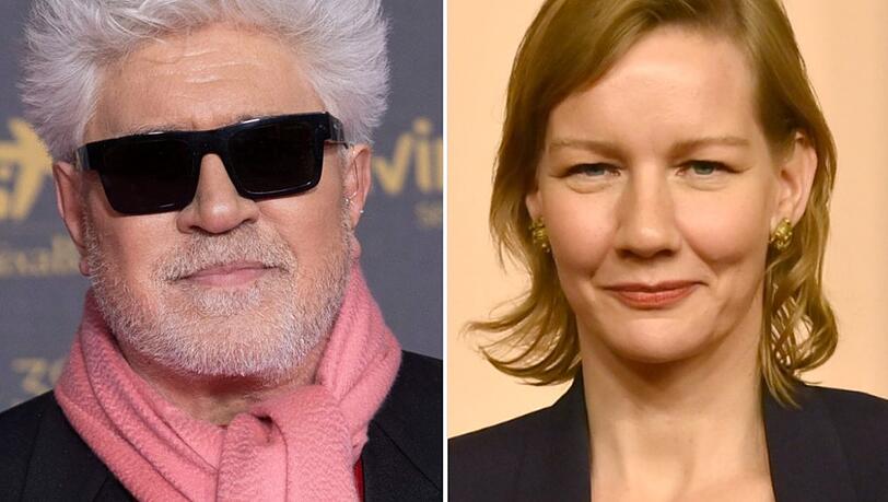 Pedro Almod&oacute;var und Sandra H&uuml;ller.