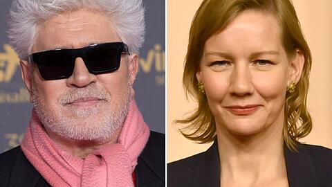 Pedro Almod&oacute;var und Sandra H&uuml;ller.