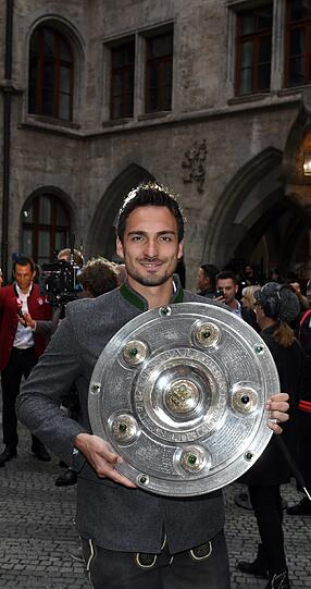 Die Bilder von der Meisterfeier des FC Bayern.