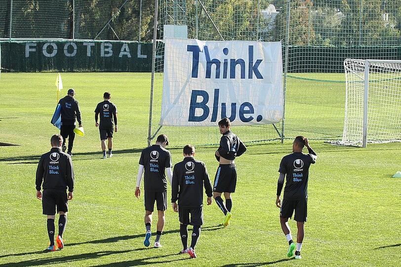 Training in Marbella: die Sonne scheint.