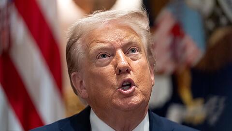 Zuletzt sorgten neue Zolldrohungen von Donald Trump im Gr&ouml;nland-Konflikt f&uuml;r Unsicherheit an den B&ouml;rsen (Archivild)