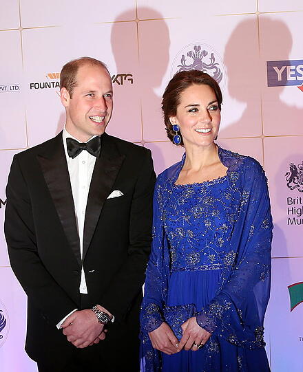 Herzogin Kate und Prinz William bei ihrer siebentätigen Tour durch Indien