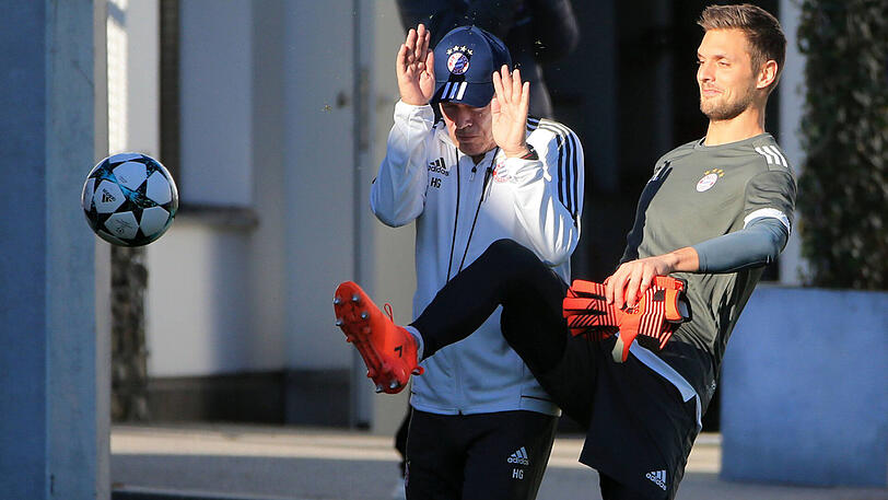 Der Tag vor dem Champions-League-Neustart von Triple-Triumphator Jupp Heynckes: Die Bilder vom Abschlusstraining des FC Bayern vor dem Heimspiel gegen Celtic Glasgow.