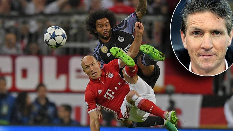 "In etlichen Partien der entscheidende Mann", sagt Bodo Illgner über Arjen Robben (l.).