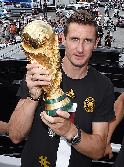 "Der letzte ideale Mittelstürmer": Miroslav Klose. "Der letzte ideale Mittelstürmer": Miroslav Klose.