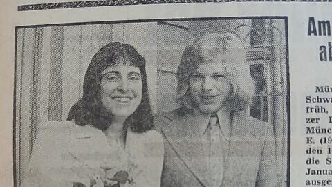 Junges Ehepaar: Ingrid und Reinhard.