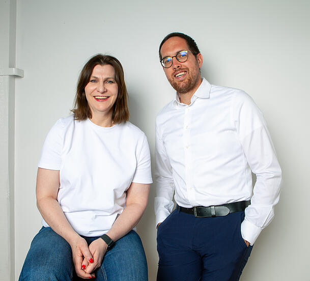 Das Gründerteam von "FYTA": Claudia Nassif und Alexander Schmitt versuchten ihr Glück bei "Die Höhle der Löwen".