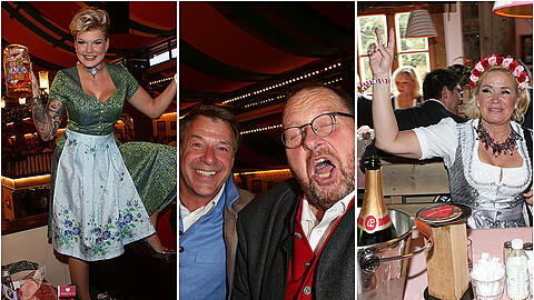Auch am Dienstag ging es auf der Wiesn wieder wild zu! Ein Streifzug durch die Promi-Zelte...