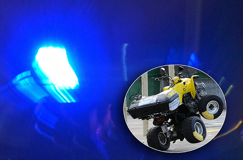 Mit einem solchen Quad fuhr der 12-Jährige seinen Großvater in der Gegend herum. (Symbolbild-/Archivbild)