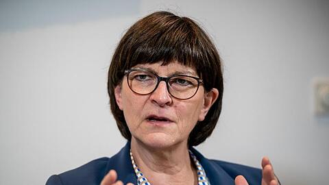 SPD-Chefin Saskia Esken: "Die Vermögensabgabe steht ja in unserem Grundgesetz".