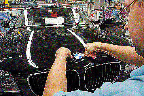 BMW-Montage in Leipzig