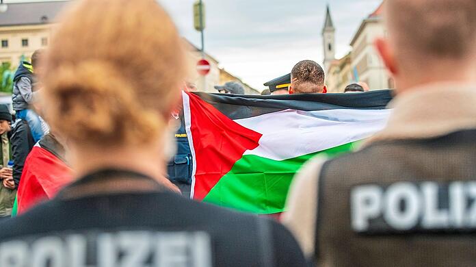 Sie wollen die "Freiheit Palästinas": Auch in München kam es bei Kundgebungen zu Auseinandersetzungen.