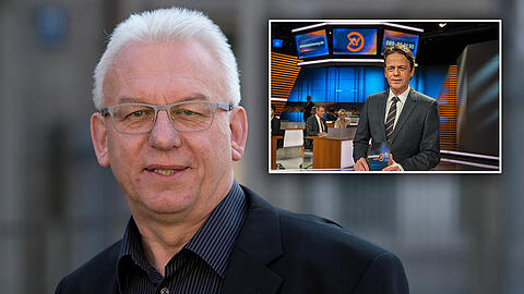 Alfred Hettmer vom LKA München ist regelmäßig bei "Aktenzeichen XY" dabei. Seit zehn Jahren wird die ZDF-Sendung von Rudi Cerne (kleines Foto) moderiert.