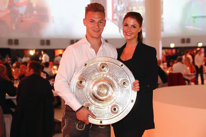 An der Schale: Joshua Kimmich und Lina Meyer