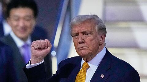 Trump und Kim Jong Un hatten sich während der ersten Amtszeit des Republikaners mehrfach zu Gesprächen getroffen. Trump und Kim Jong Un hatten sich während der ersten Amtszeit des Republikaners mehrfach zu Gesprächen getroffen.
