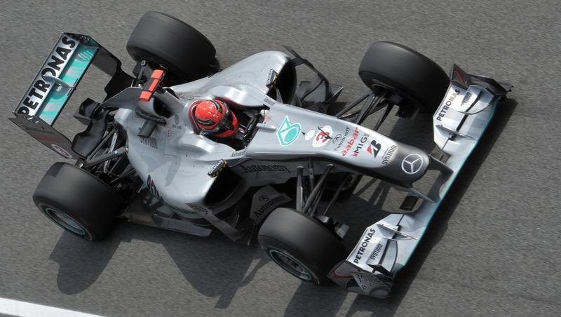 Michael Schumacher hat beim Freien Training vorne mitgemischt.