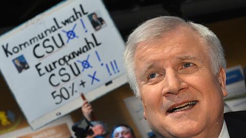 CSU-Chef Seehofer beim politischen Aschermittwoch in Passau.