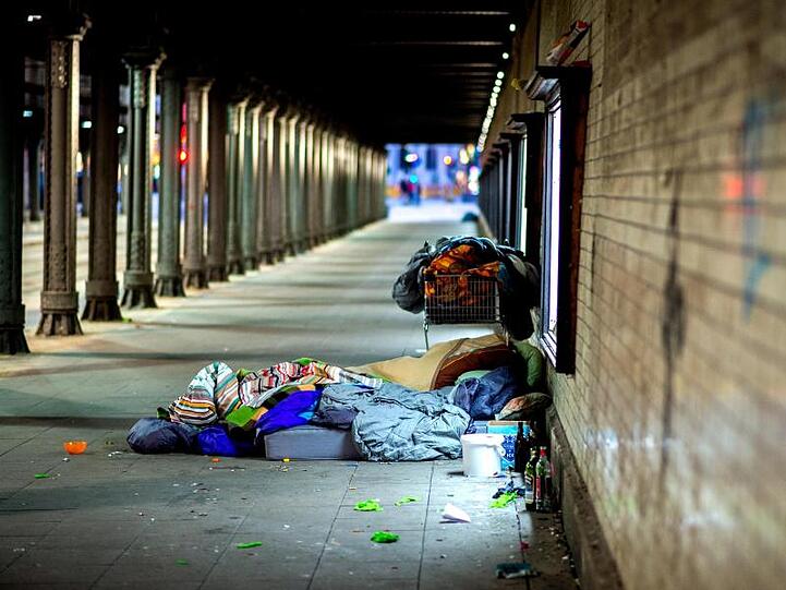 Genaue Zahlen zu wohnungslosen Menschen gibt es in Deutschland nicht.