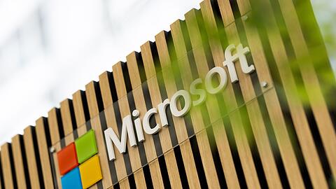 Das Logo von Microsoft.