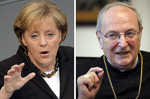 Bundeskanzlerin Angela Merkel soll sich bei Papst Benedikt XVI. entschuldigen - so fordert es zumindest Kardinal Meisner.