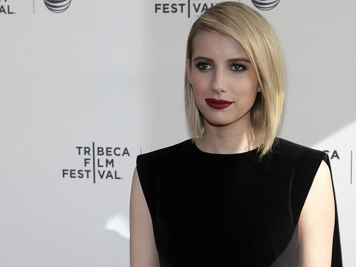 Emma Roberts bei der Premiere des Films "Palo Alto" anlässlich des Tribeca Film Festivals 2014