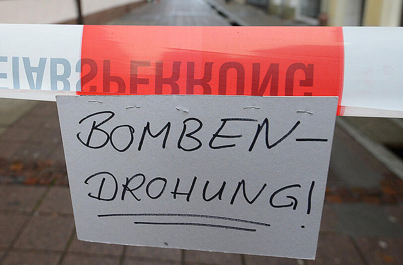 Bombendrohung in einer Erlanger Bank(Symbolbild).