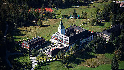 Hier findet der G7-Gipfel am 7. und 8. Juni statt: Schloss Elmau in der Nähe von Garmisch-Partenkirchen.