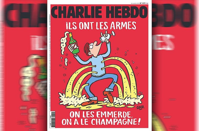 Das Cover der neuen "Charlie Hebdo"-Ausgabe, welche am Mittwoch erschienen ist.