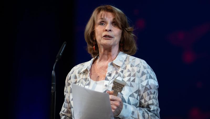 Schauspielerin Senta Berger bei der Verleihung des Friedenspreises des Deutschen Films "Die Brücke".