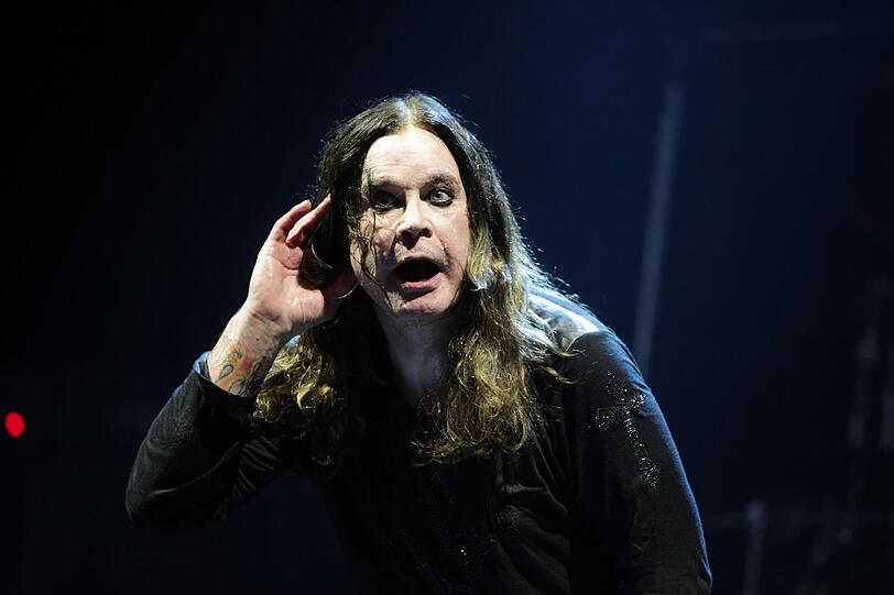 2011: Ein heftig schwitzender Ozzy Osbourne in der Olympiahalle.