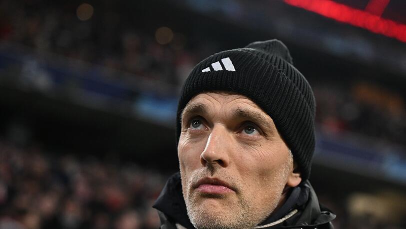 Münchens Trainer Thomas Tuchel vor dem Spiel.