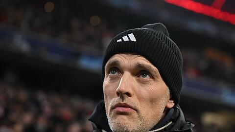 Münchens Trainer Thomas Tuchel vor dem Spiel.