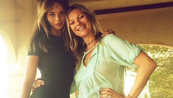 Liliana Nova mit Model-Ikone Kate Moss Liliana Nova mit Model-Ikone Kate Moss