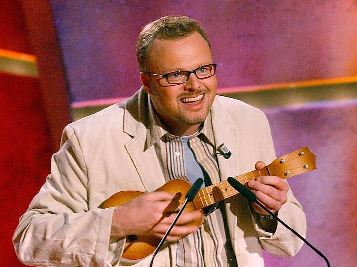 Nicht ohne seine Ukulele: Stefan Raab.