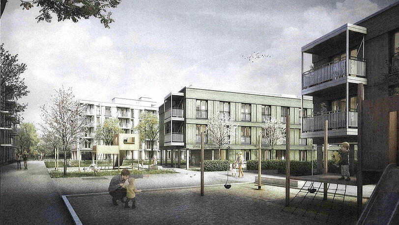 Aber auch die GWG setzt auf Holzbau. Aber auch die GWG setzt auf Holzbau.