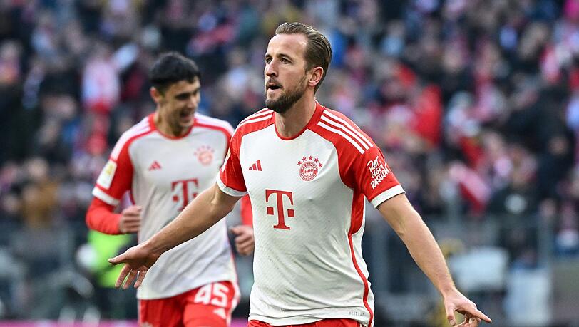 FCB-Torjäger Harry Kane steht nach elf Spieltagen bei 17 Treffern.