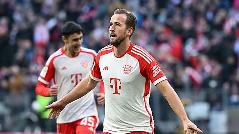 FCB-Torjäger Harry Kane steht nach elf Spieltagen bei 17 Treffern.