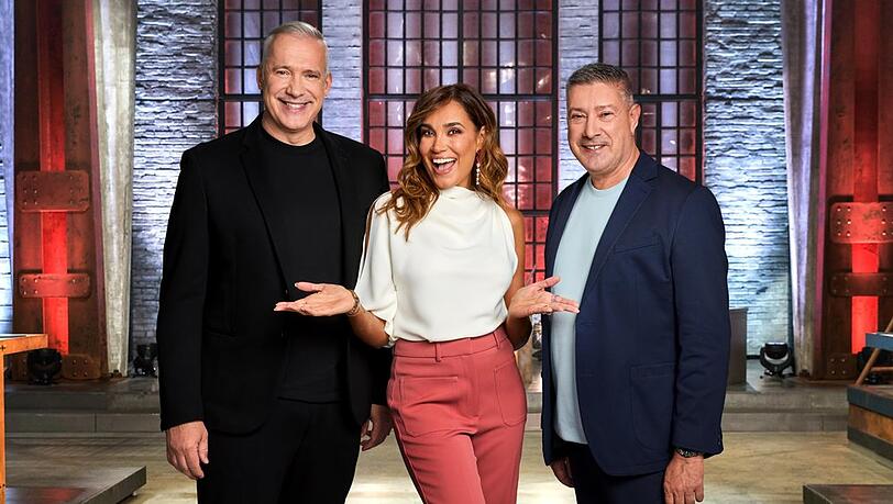 Alexander Hermann (l.) und Jana Ina Zarrella saßen schon gemeinsam am Jurytisch, Joachim Llambi macht das Trio jetzt komplett. Alexander Hermann (l.) und Jana Ina Zarrella saßen schon gemeinsam am Jurytisch, Joachim Llambi macht das Trio jetzt komplett.