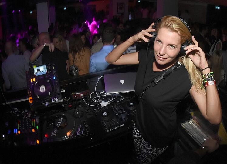 DJane Giulia Siegel rockte den Abend.