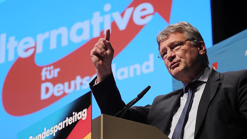Jörg Meuthen, AfD-Bundesvorsitzender und Fraktionsvorsitzender im Landtag von Baden-Württemberg, im Maritim Hotel in Köln.