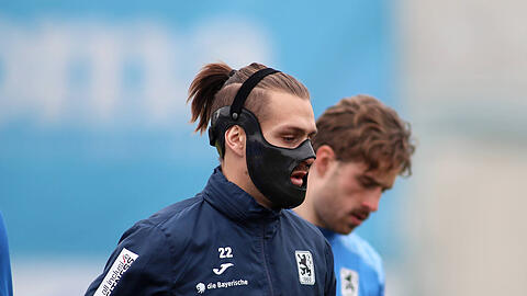 Sigurd Haugen trainiert derzeit mit einer Spezialmaske.